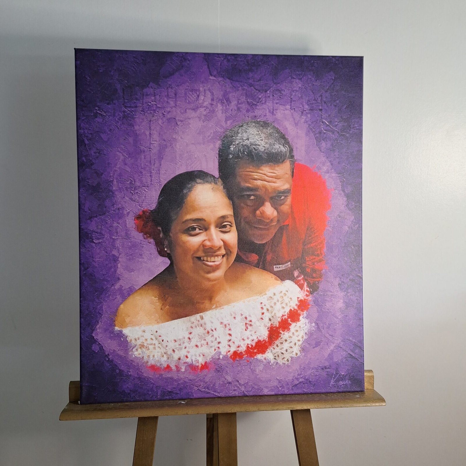 Portrait Digital - Impression sur toile – Image 2