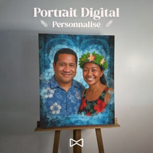 Portrait Digital - Impression sur toile